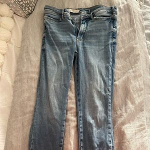 Pilcro and the Letterpress Denim Zip Jeans